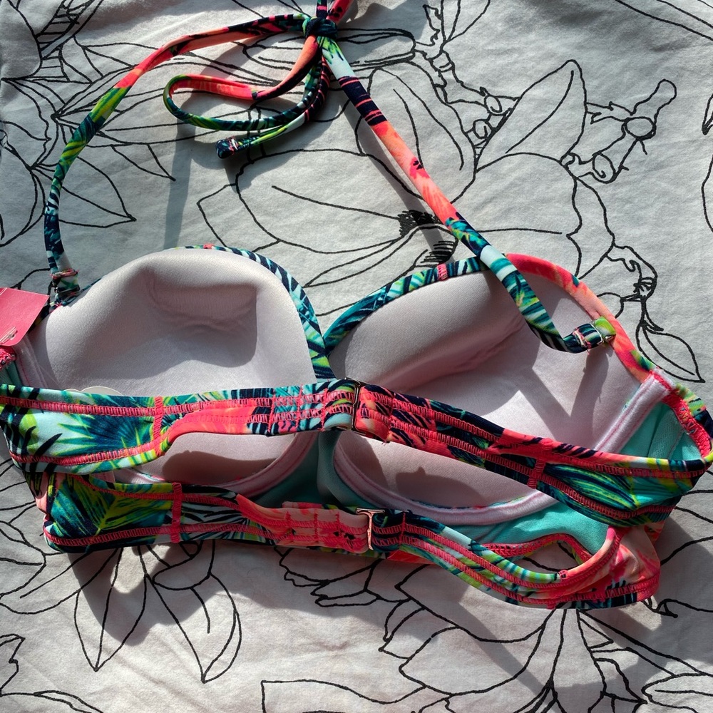 Colorful push-up bikini top - Picture 2 of 6